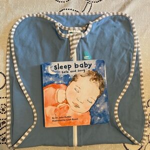 Love to Dream Blue and Gray Sleep Sack